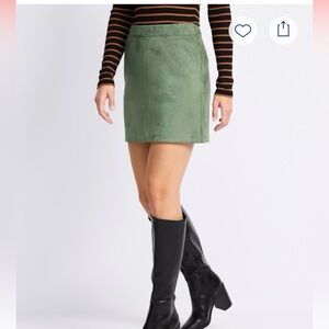 Vero Moda faux suede Preslie mini skirt